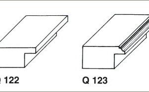 Cornici per quadri in legno Modelli: Q 122, Q 123